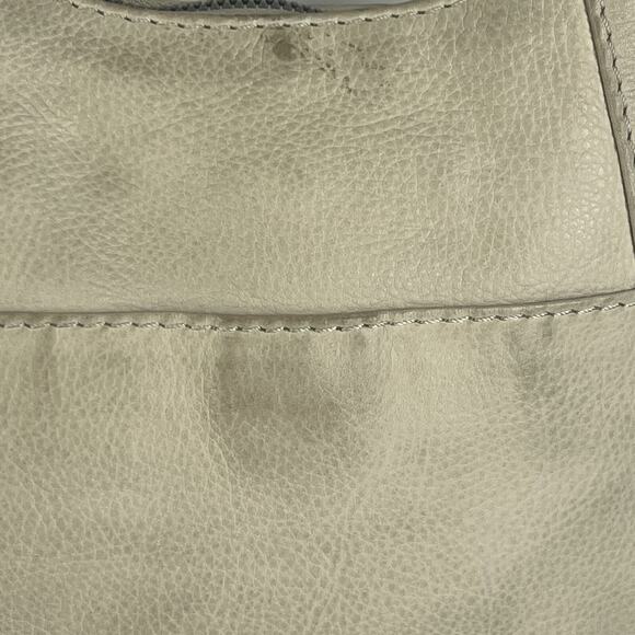 AMERICAN LEATHER Co Bone Smooth Leather Crossbody Handbag ALC2323S Hobo - Picture 6 of 15